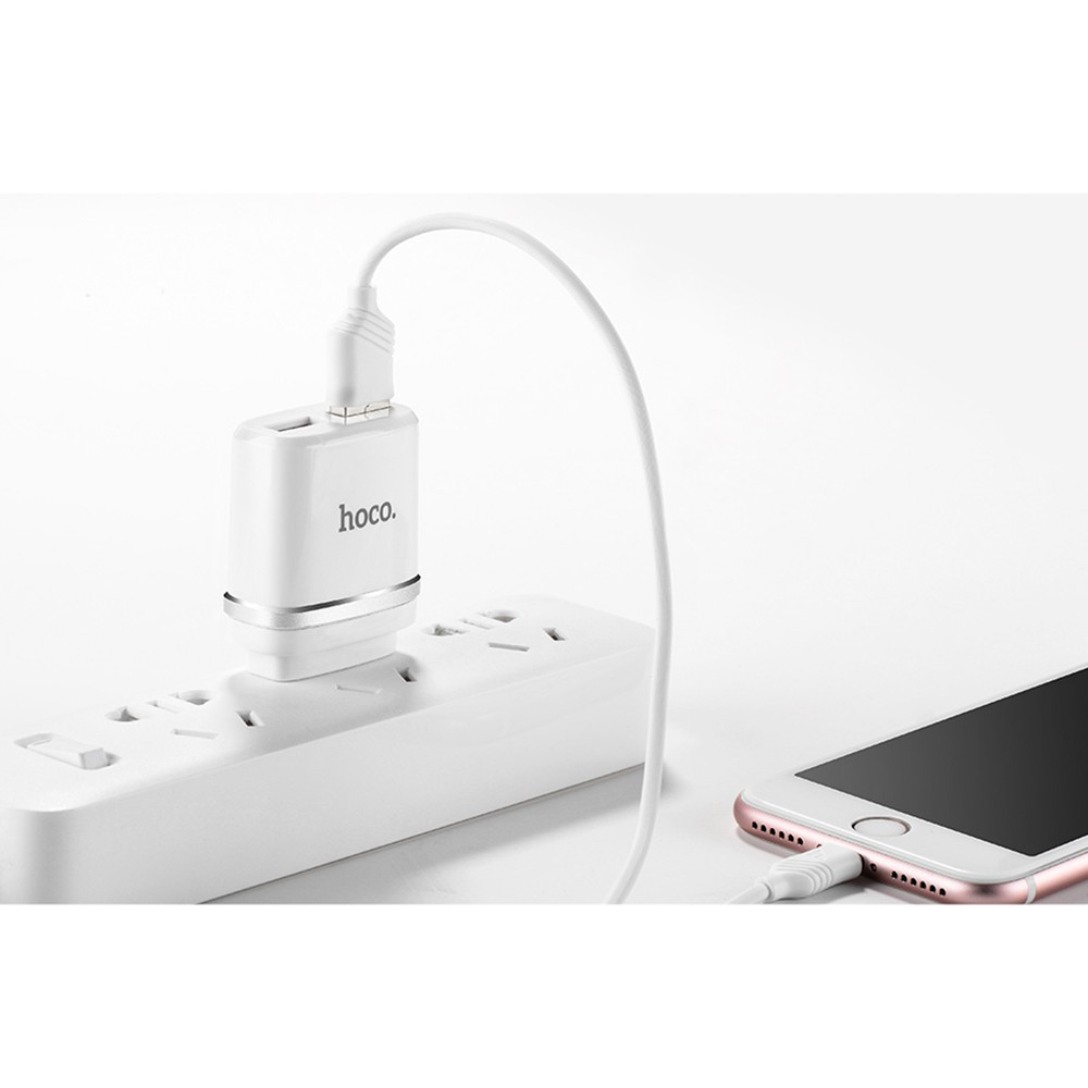Bộ Sạc Hoco C12 Cho Iphone Và Andorid Micro Usb