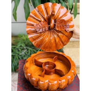 Trái bí gỗ hương đựng bánh kẹo ngày Têt