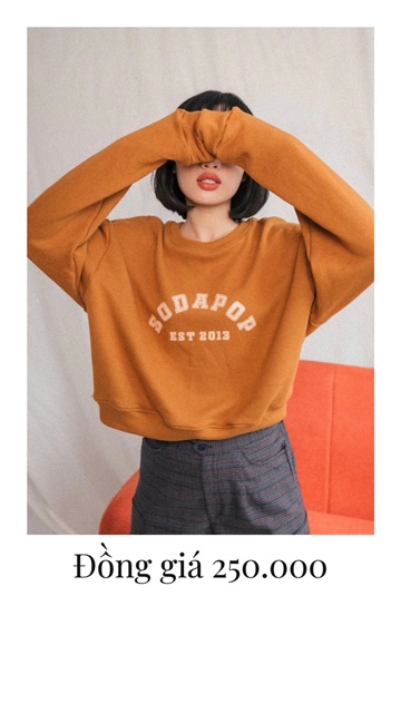 Áo nỉ có thêu hình Pacman SODA POP | BigBuy360 - bigbuy360.vn