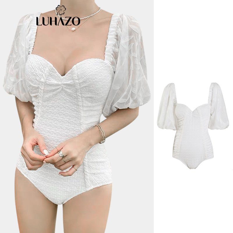 Bikini liền thân 1 mảnh LUHAZO sang chảnh Hàn Quốc cao cấp xịn xò không đụng hàng 2022 2603 DK4T403