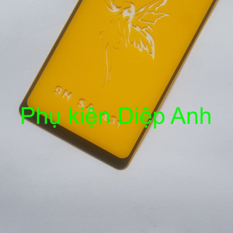 Samsung A31 | Kính cường lực full màn 6D thiên thần + Ốp lưng chống sốc RZANTS viền dẻo mặt lưng trong