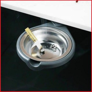 gạt tàn thuốc tàng hình dán dưới mặt bàn bằng thép không rỉ