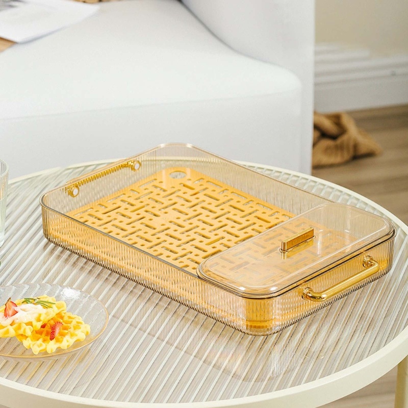 Rổ Nhựa Hai Lớp Ráo Nước Tiện Lợi Dành Cho Bồn Rửa Nhà Bếp