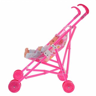 Xe đẩy búp bê đồ chơi dễ dàng gấp gọn