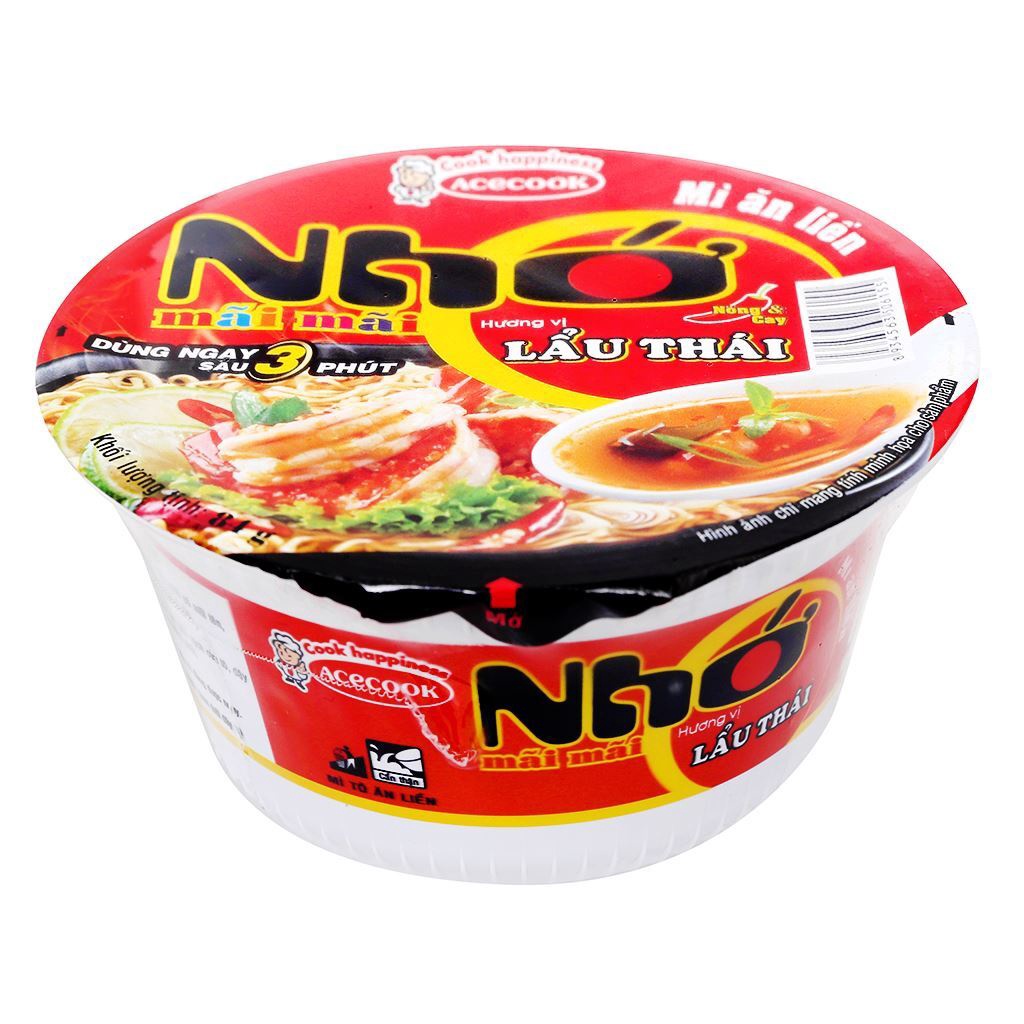 Mì lẩu Thái Nhớ mãi mãi tô 84g