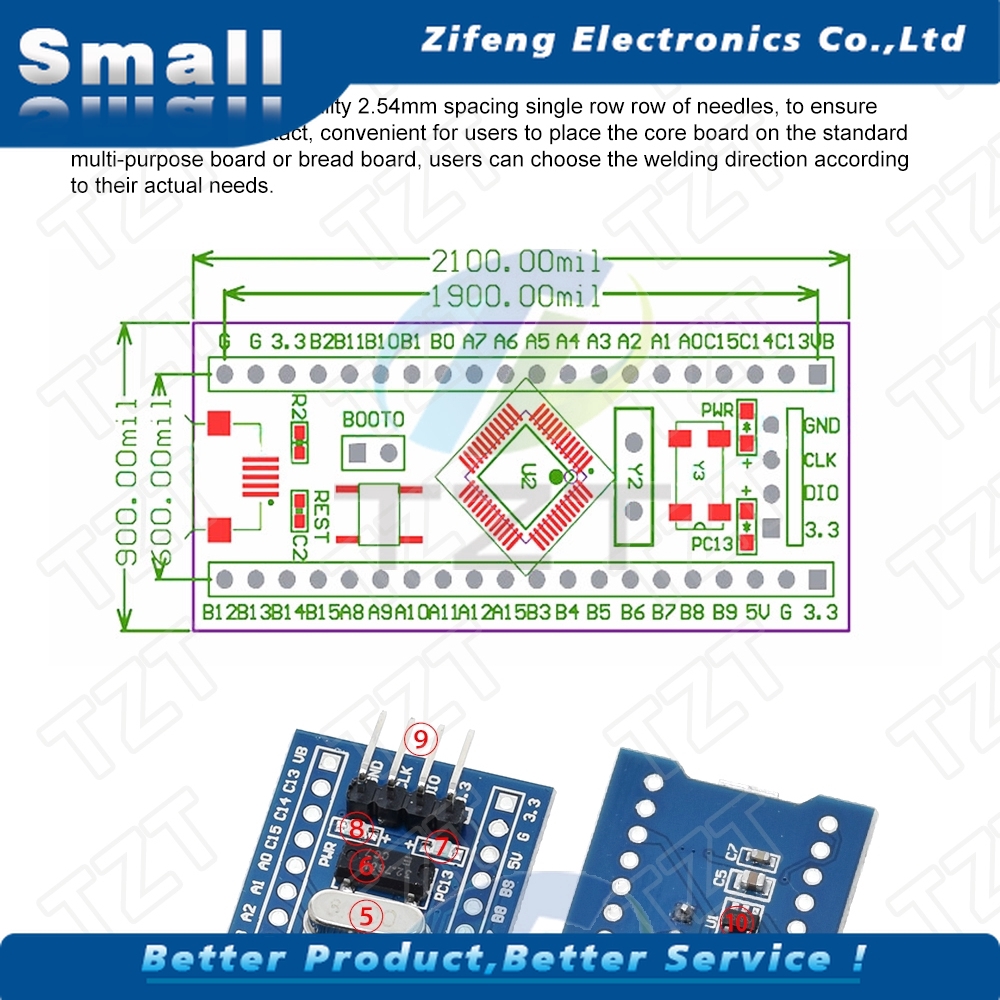 Bảng Mạch Phát Triển Stm32F030C8T6 Arm Stm32 Cho Arduino