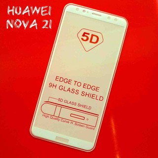 Miếng dán cường lực 5D full màn hình Huawei Nova 2i (đen-trắng)