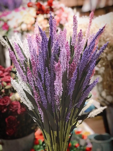 HOA GIẢ LAVENDER MÚT(bán theo cành) Bán sỉ / lẻ