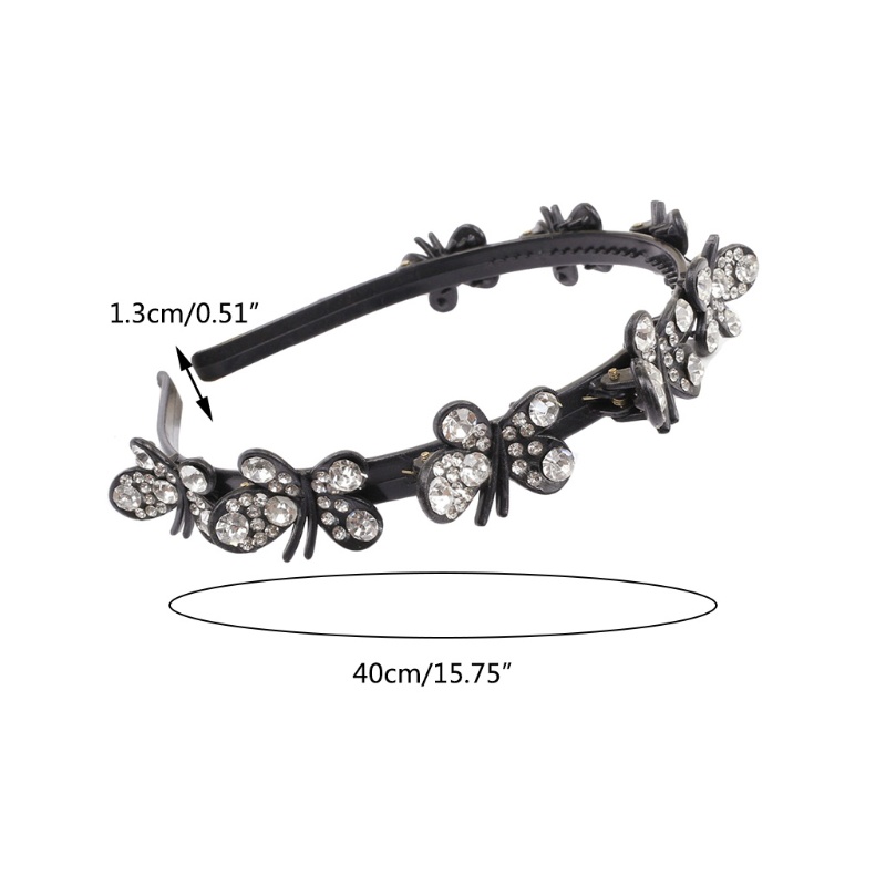 Cài Tóc Hình Bướm Đính Đá Nhiều Màu Sắc Tạo Kiểu Tóc Thời Trang Cho Nữ