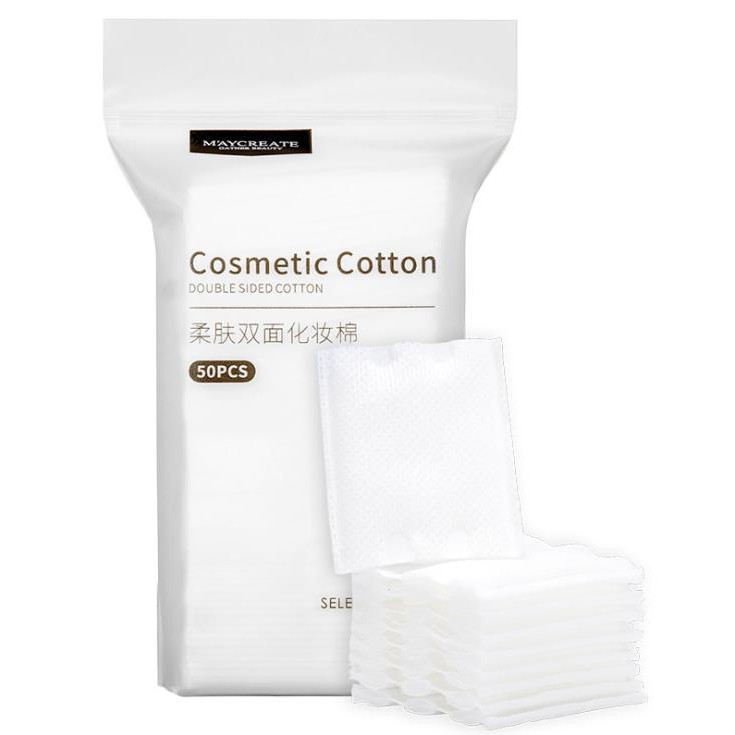 Một Gói 50 Miếng Bông Tẩy Trang Maycreate Hàng Nội Địa Trung | BigBuy360 - bigbuy360.vn
