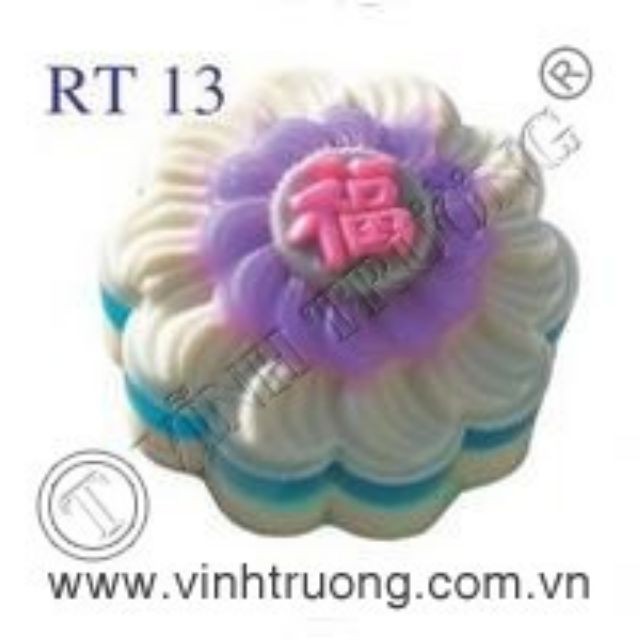 Khuôn nhựa rau cau trung thu 10cm - VT