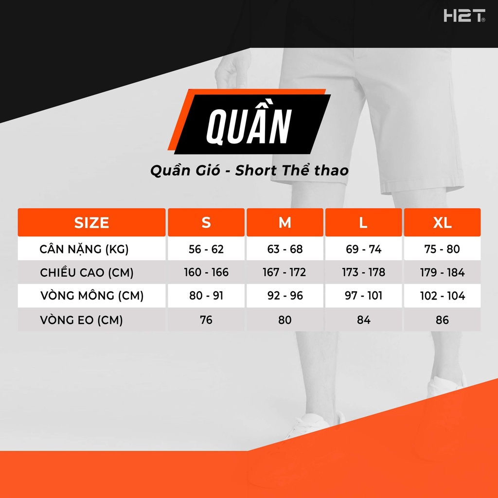 Quần Gió Thể Thao Nam H2T - Vải Dày Dặn Cao Cấp 1109