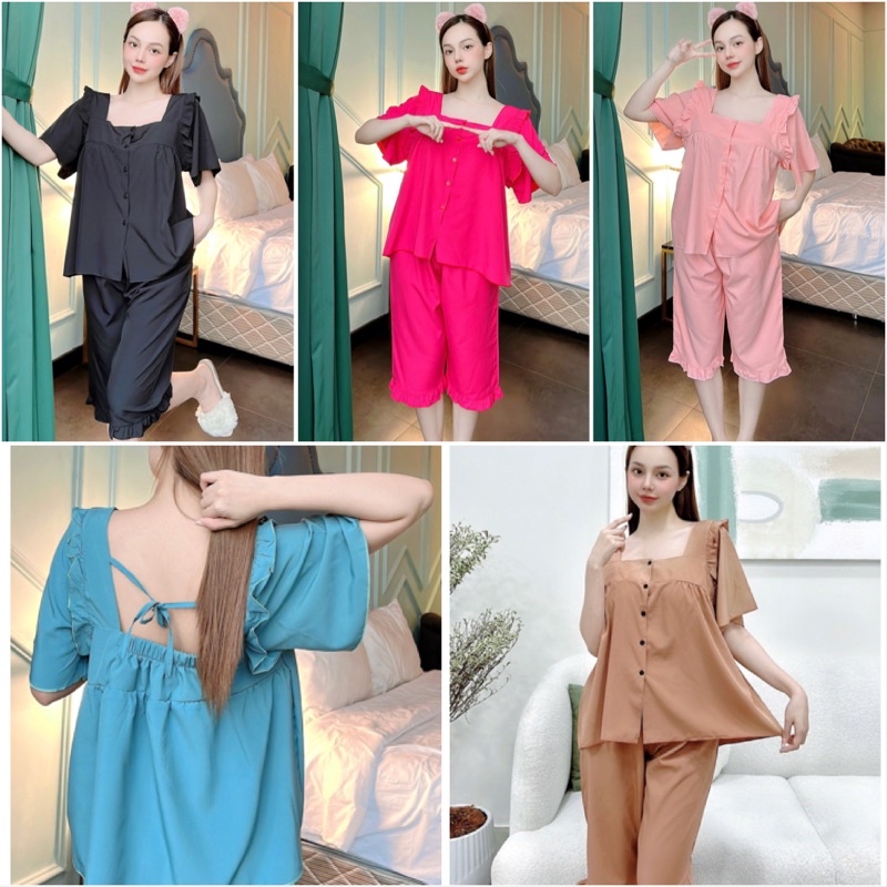 Đồ ngủ lửng Bigsize 50-100kg chất lụa hàn