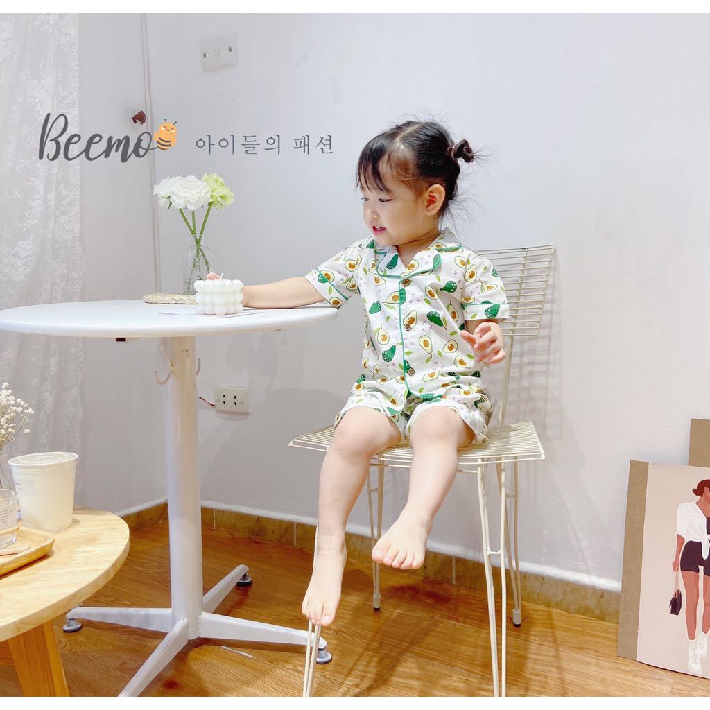 Bộ Pijama cộc tay Beemo bé trai/ bé gái (hình thật/hàng sẵn/video)