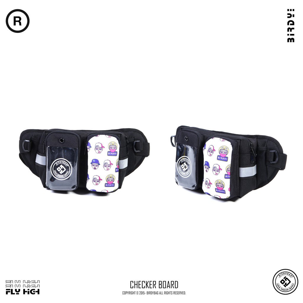 [Mã FAMALLT5 giảm 15% đơn 150K] Túi Bumbag Birdybag Checker Board | BigBuy360 - bigbuy360.vn