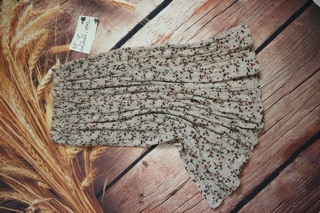 Chân váy vintage dập ly