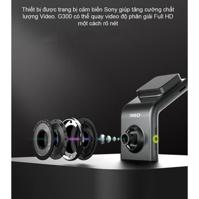 [ Sale ] Camera hành trình Xiaomi Qihoo 360 Dash Cam G300H - Bản quốc tế chính hãng .