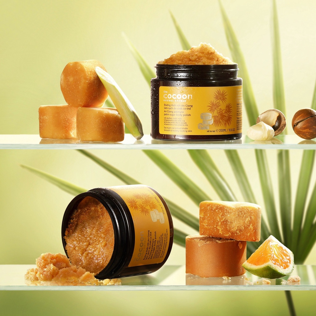 Tẩy Tế Bào Chết Đường Thốt Nốt Cocoon An Giang Palmyra Palm Sugar Body Polish