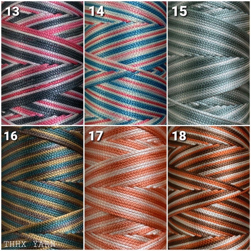 Sợi dù 1mm loang ống màu 1-31