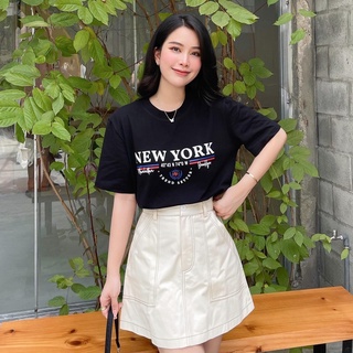 Áo thun basic newyork zareen thu93 đen
