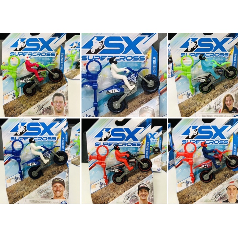 Set 5 xe máy đua của Spin master