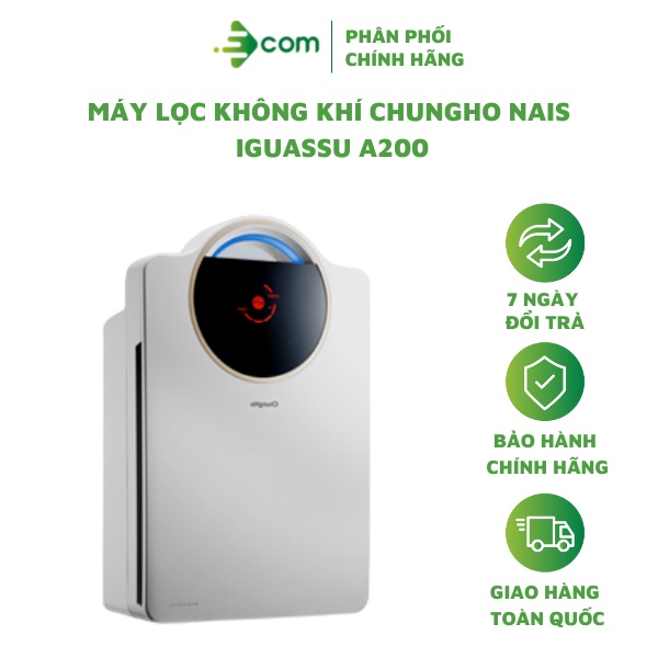 [Mã ELHA10 giảm 6% đơn 5TR] Máy Lọc Không Khí Chungho Iguassu A200 - Hàng Chính Hãng