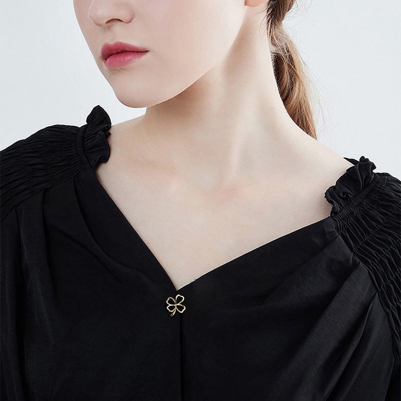 Ghim Cài Áo Đính Đá Opal Chống Chói Thời Trang Chất Lượng Cao