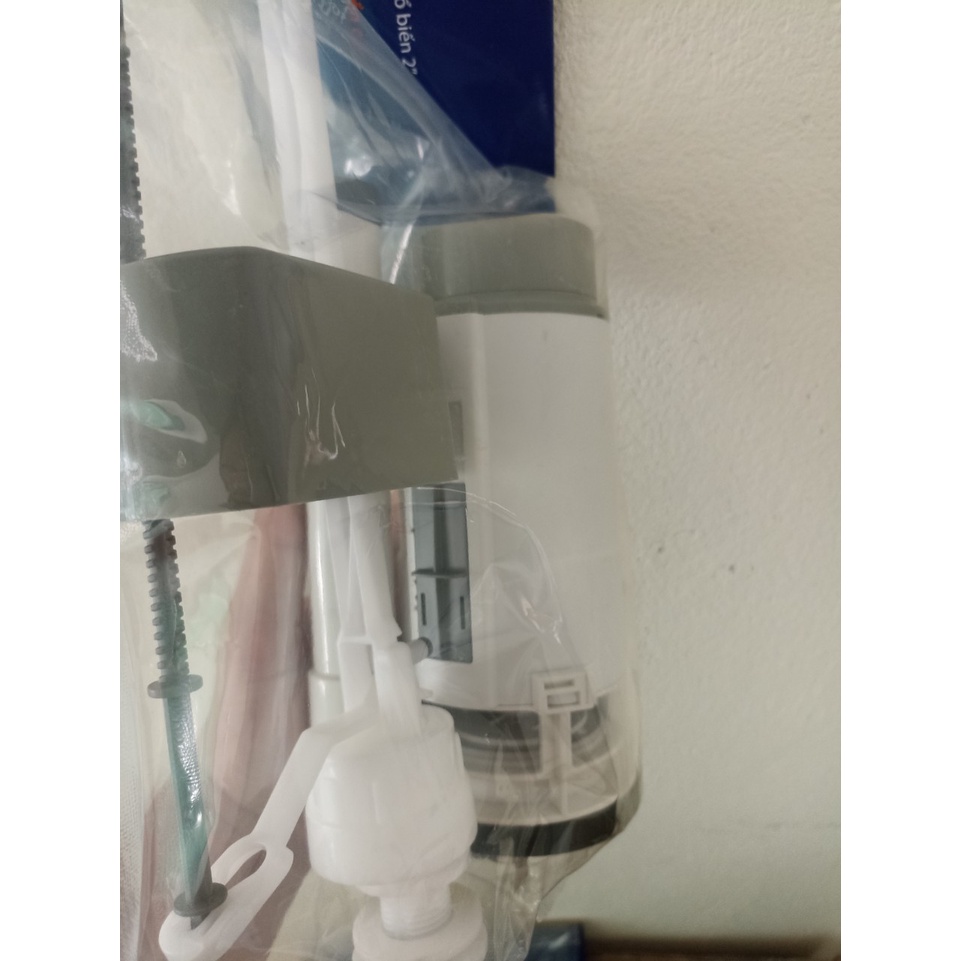 SIAMP Van xả đôi dùng được cho bồn cầu liền khối lùn cao 21 cm