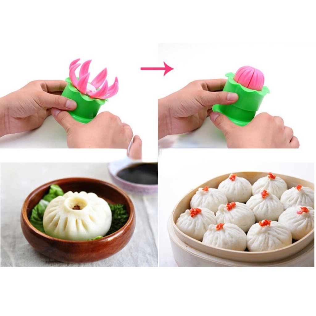 Khuôn Làm Bánh Bao Hình Hoa Sen