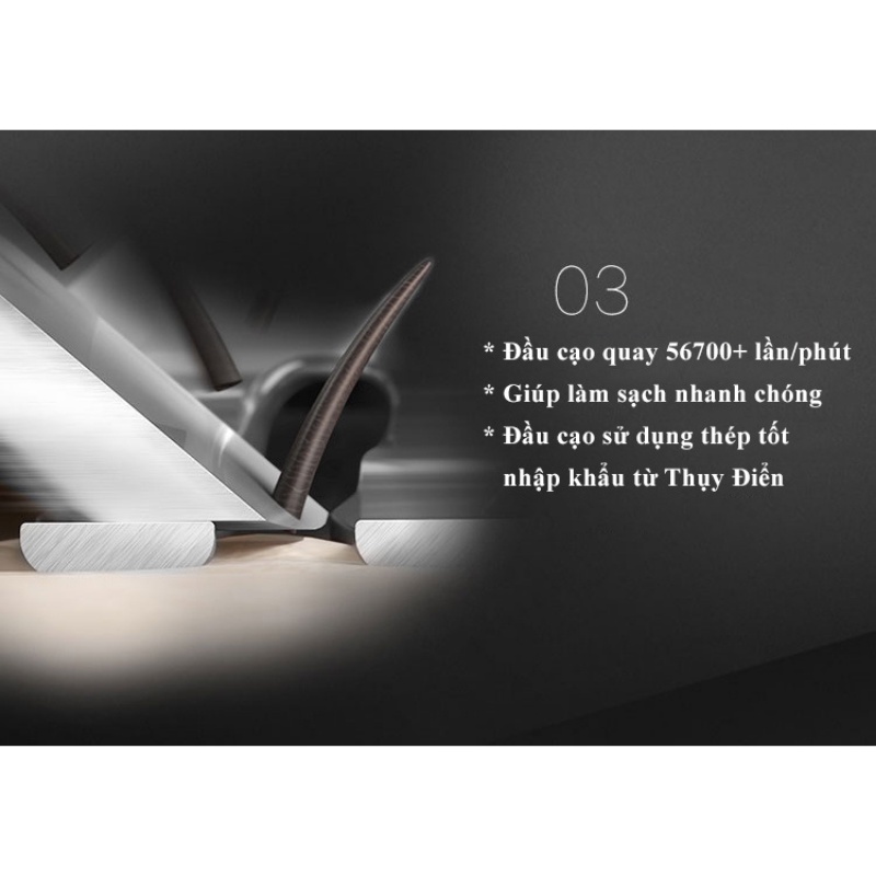 Máy cạo râu Philips khô và ướt 3 lưỡi tự mài đa năng điện S1050 - Bảo hành 24 tháng - khohangcap1_ad