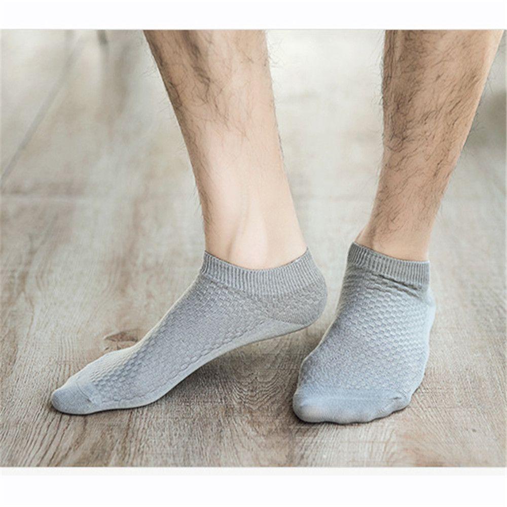 Set 1 / 5 Đôi Vớ Thuyền Sợi Tre Tàng Hình Mát Xa