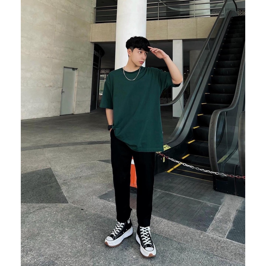 Áo Thun Xanh Lá Ulzzang unisex, Áo phông xanh lá cây hottrend 2022