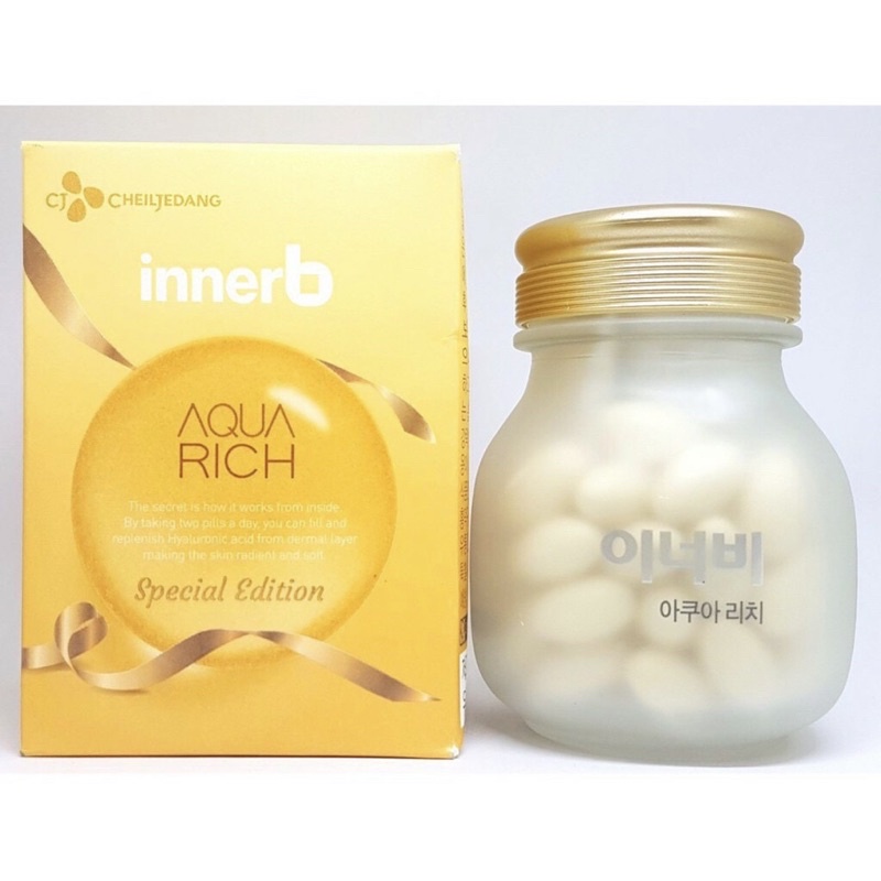 Viên uống cấp nước Innerb aqua rich và inerb aqua bank