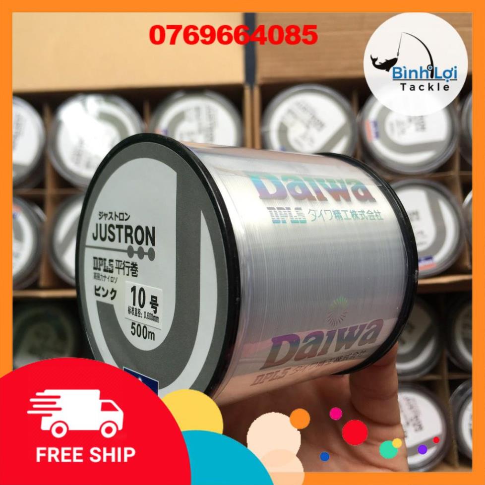 Dây Cước Câu Cá Siêu Bền Daiwa Justron Dài 500m, Dây Cước Câu Cá Nhật Bản -Đ𝗢̂̀𝗖𝗔̂𝗨𝟮𝟱𝟳