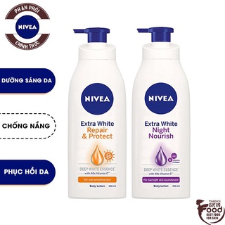 Sữa Dưỡng Thể Sáng Da Ngày & Đêm Nivea Extra White Night Nourish Body Lotion