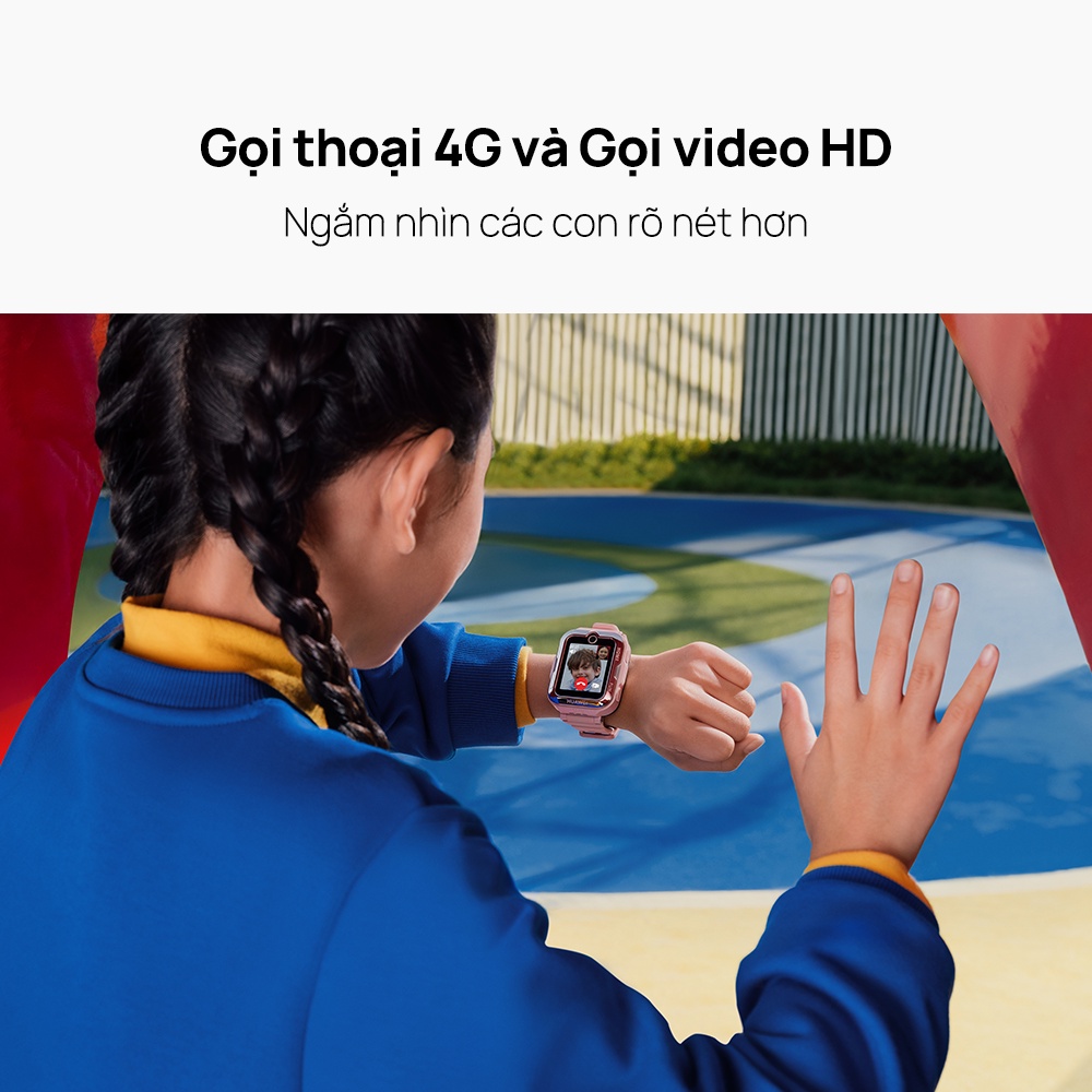 Đồng Hồ Thông Minh Trẻ Em HUAWEI WATCH KID 4 Pro | Gọi video HD | Định vị GPS bằng AI | Kháng nước ở độ sâu 50m | Hàng C