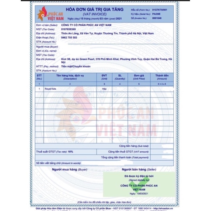 Bột Nhuận Tràng Cho Trẻ Royal Kids - Tinh bột tảo lục và chùm ngây, Hỗ Trợ Giảm Táo Bón, Khó Tiêu, Đầy Bụng