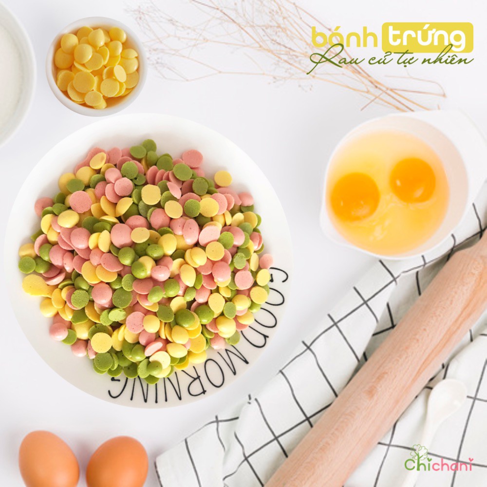 Bánh Ăn Dặm Rau Củ Tự Nhiên Bánh Trăng Sắc Vị -Chichani