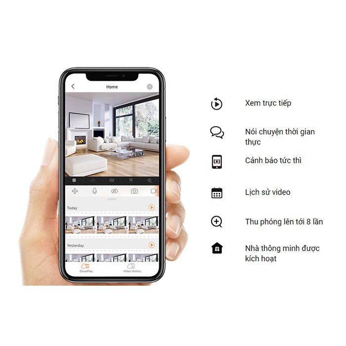Camera Ezviz C1C 2.0Mpx 1080p Full HD Siêu Nét - Hàng chính hãng