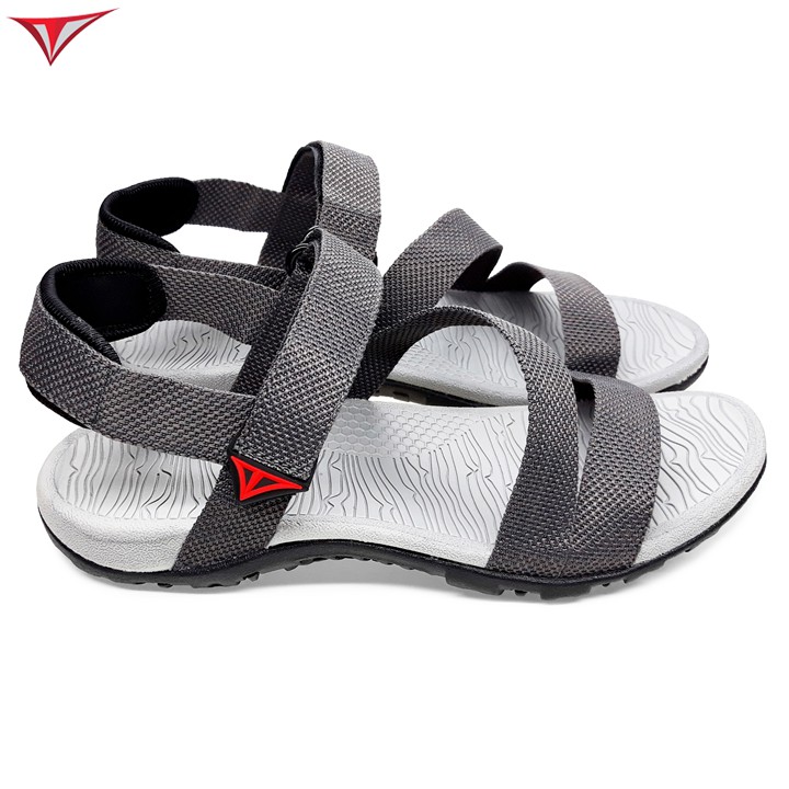 [Fullbox] Giày Sandal Nam Việt Thủy Quai Chéo Nam Ghi Xám - VT06