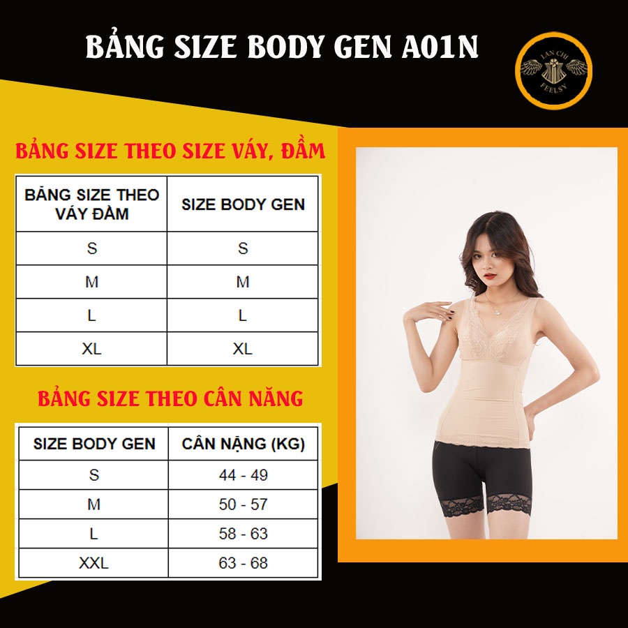 Đồ lót gen nịt bụng định hình giảm eo, mỡ lưng nách, có đệm nâng ngực sau sinh A01N,mặc đầm ôm bó, áo dài, không lộ | BigBuy360 - bigbuy360.vn