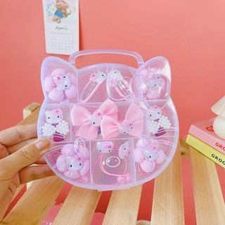 Hộp Buộc Tóc Helo Kitty Dành Cho Bé