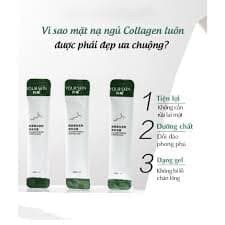 Hộp 20 gói Mặt nạ ngủ thạch Collagen YANJIAYI giúp nâng cơ mặt bổ sung collagen