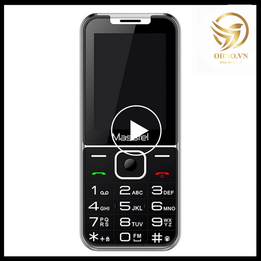 Điện Thoại Masstel IZI 230 Điện Thoại Cho Người Già Pin Trâu Điện Thoại Phổ Thông Cục Gach Giá Rẻ FULLBOX - OHNO VN