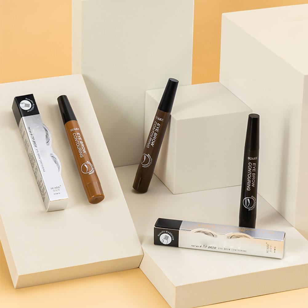 Bút Chì Kẻ Lông Mày Bốn Đầu S3F1 Chất Lượng Cao