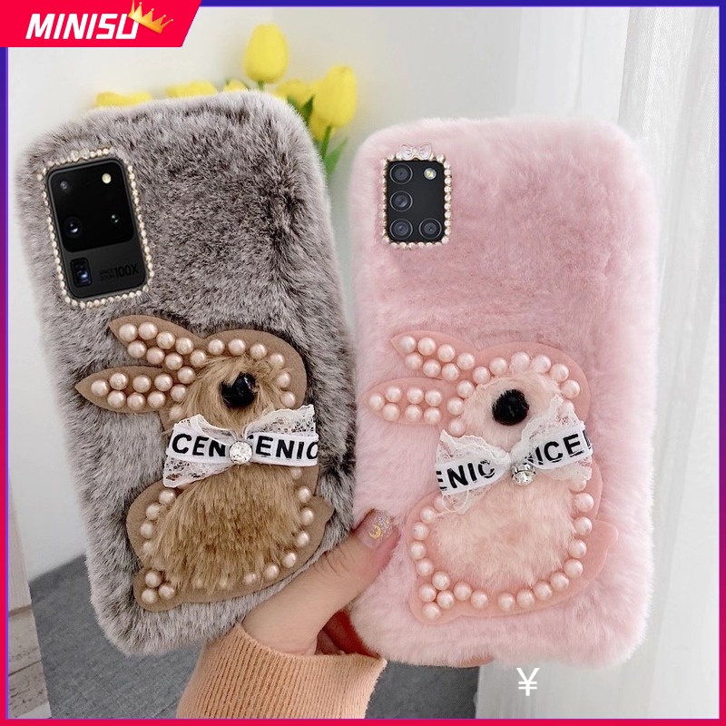 Ốp Điện Thoại Kiểu Thỏ Bông Cho Xiaomi Redmi Note 12 Pro Plus 12S 11 11S 11 Pro 10 10S 10 Pro 9 9S 9 Pro