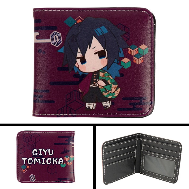 Ví Ngắn In Hình Nhân Vật Tanjirou Nezuko Kiyuki Zenitsuki Purgatory Inosuke Thời Trang