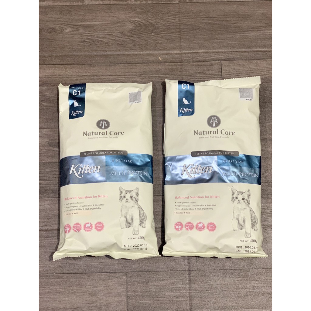 Thức ăn NATURAL CORE KITTEN cho mèo con 400gr