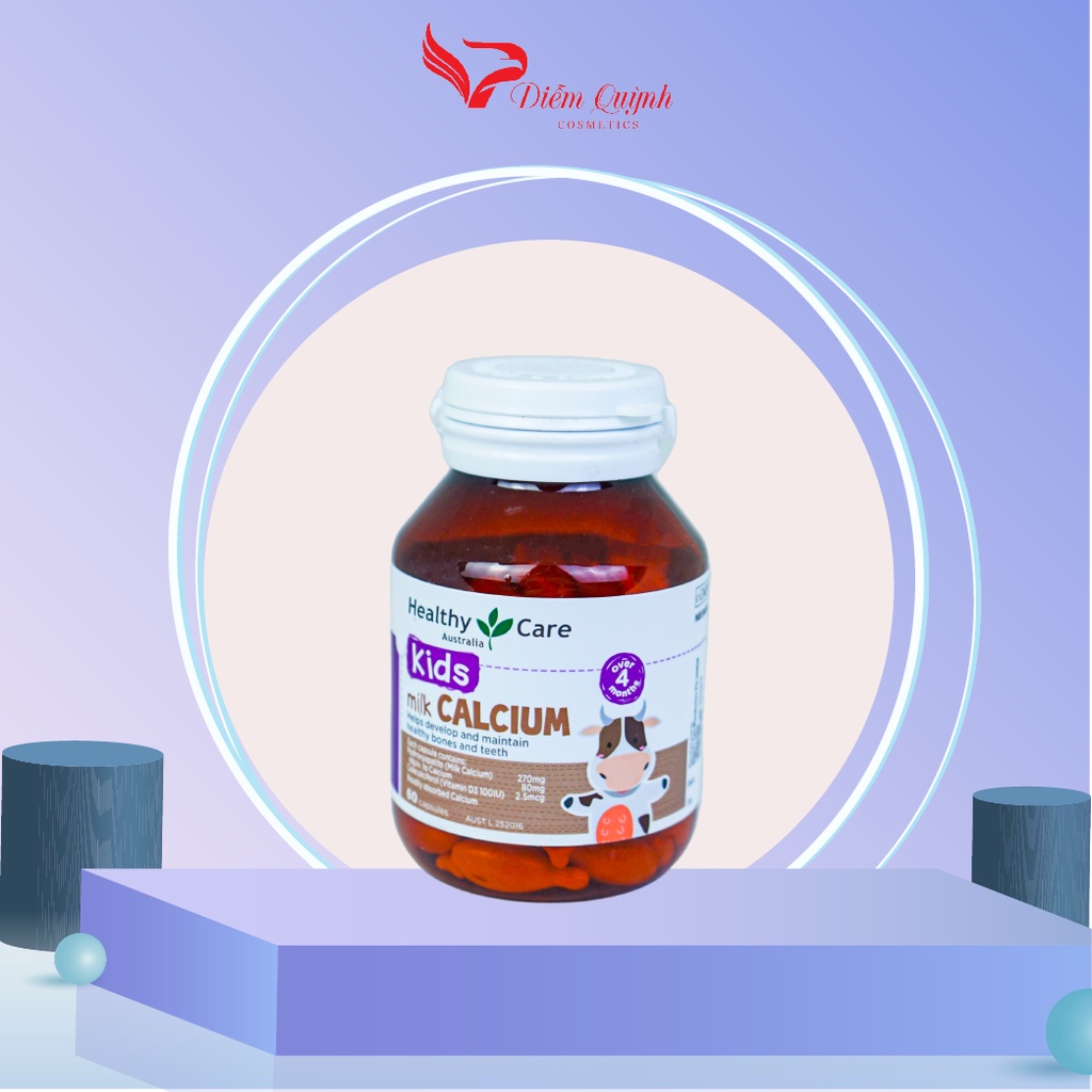 Viên uống Dha Heathy Care và Canxi Healthy Care cho bé 60 viên của Úc