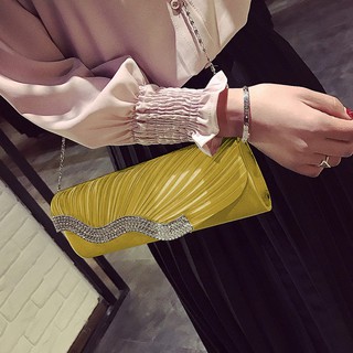 Ví Clutch S Dự Tiệc - Màu Vàng [+ 3 Tất]